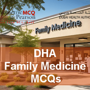 A front of Family Medicine hospital adverting DHA Family Medicine Prometric Licensing Exam MCQs