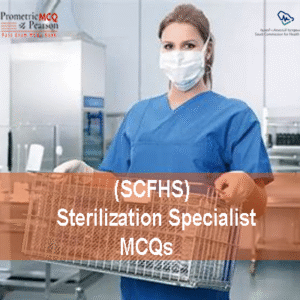 A Sterilization Specialist advertising SCFHS Sterilization Specialist MCQs