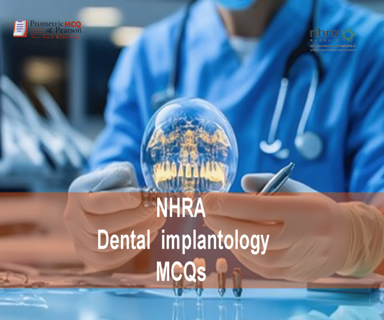 a specialist dentist advertising NHRA Dental implantology MCQs