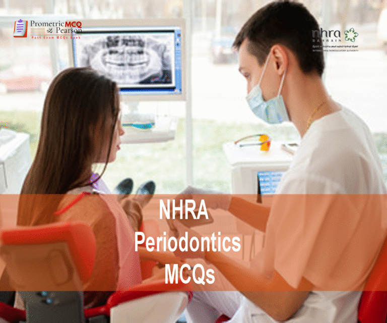 A team of dentists examining a patient in dental clinic and advertising NHRA Periodontics MCQs