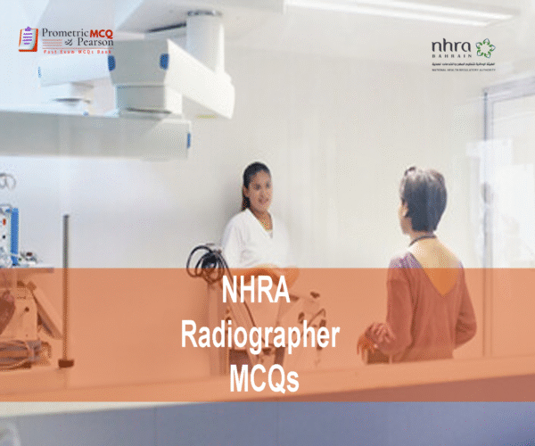 A Radiographer examining a patient in clinic and advertising NHRA Radiography MCQs